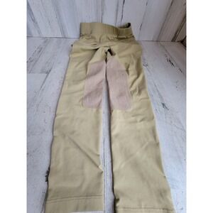 Tan girls breeches M medium english horse riding legging pants clothing FitsT4